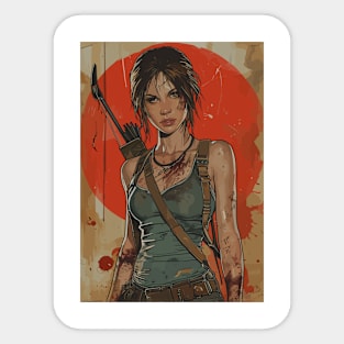 Tomb Raider Remastered Artwork Sticker